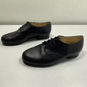 NEW LADUCA Mens Edward Black Strong Oxford Dance Shoes Size 8  Hard Sole Black Edward Hard Sole Tap Shoe main image 4